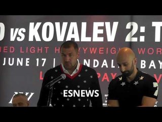 kovalev goes off on ward i will end his boxing career