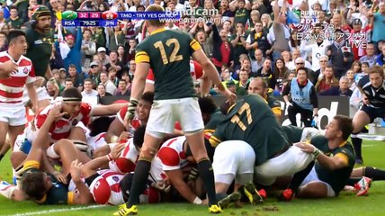 ラグビーワールドカップ2015｜日本 × 南アフリカ（ラスト10分）日本、偉い！スゴイ！！！