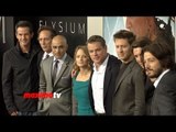 ELYSIUM Premiere Jodie Foster, Matt Damon, Stana Katic, Emily Osment, Alice Braga