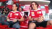 Ferrari's Alonso and Massa ride world's fastest rollercoaster at Ferrari World