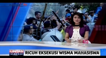 Ricuh Eksekusi Wisma Mahasiswa di Bogor