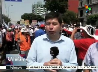 Peruanos rechazan posible privatización del servicio de agua