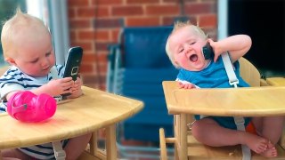 Funny Cute Babies Talking on the Phone Compilation 2017