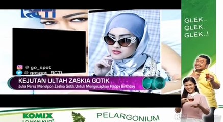Ucapan Selamat Ultah dari Jupe untuk Zaskia Gotik