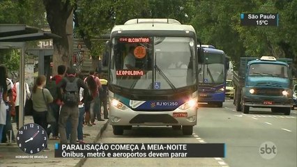 Greve geral: Ônibus, metrô e aeroportos devem parar nesta sexta-feira (28)