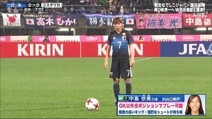 キリンチャレンジカップ2017　なでしこジャパン×コスタリカ女子代表 1_2 2017年04月09日 part 1/2