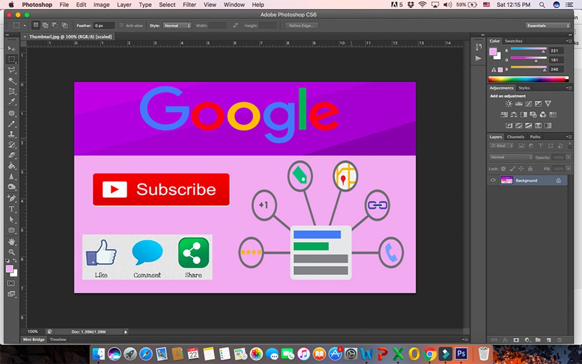 How to Make a Youtube Custom and Professional Thumbnail? YouTube Tutorial Urdu : Hindi