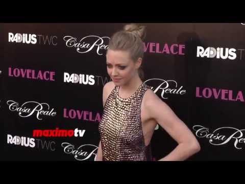 Amanda Seyfried Lovelace Los Angeles Premiere Red Carpet ARRIVALS
