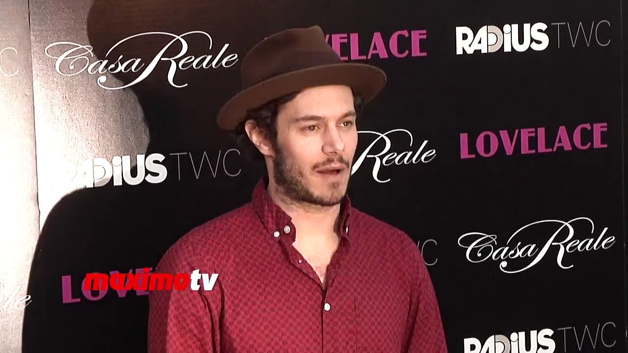Adam Brody "Lovelace" Los Angeles Premiere Red Carpet ARRIVALS