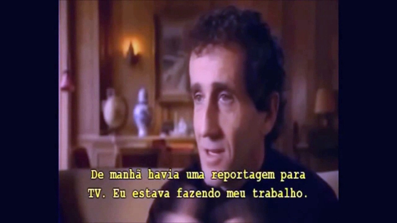 Senna's last message to Prost