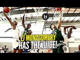 6'11 Droppin' DIMES Like a Guard!! EJ Montgomery Has The JUICE!  Atl Celtics vs MBA Hoops at Adidas!