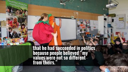 The first was the civic-minded one, seated on a stage in Chicago, where he talked about the importance of community organizing and told a student audience