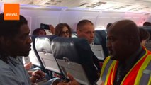 Passenger Escorted Off Plane for Toilet Break