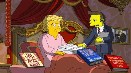 Donald Trump's First 100 Days In Office | Season 28 | THE SIMPSONS