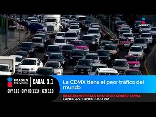 La Ciudad de México tiene el PEOR TRÁFICO DEL MUNDO