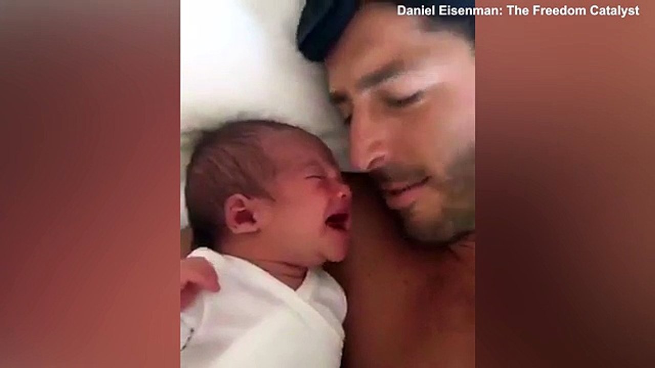 Genius! Father reveals brilliant trick to stop a crying baby in mere seconds by making a single sound in a video