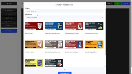 Jvzoo-EasyReviews - Easy Bonus Builder Demo