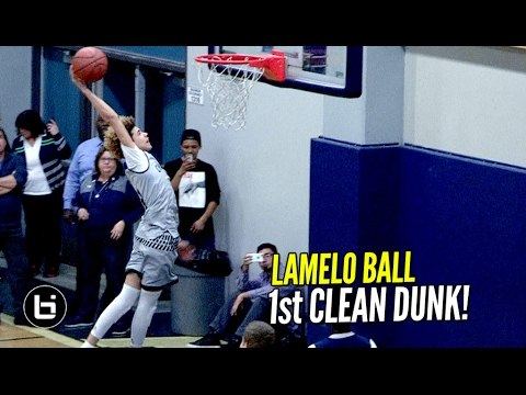 LaMelo Ball Dunks It in Warmups! First Legit Dunk!