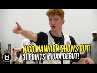 Nico Mannion SHOWS OUT at UAA NY Day 1!!