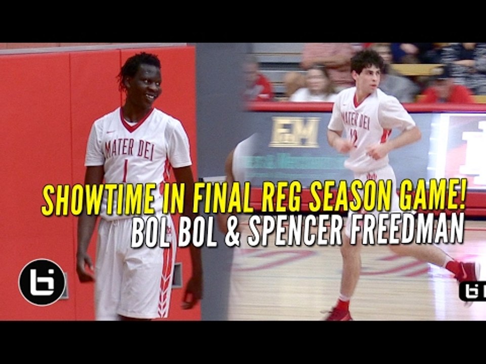 Bol Bol & Spencer Freedman Combine for 56 Points In Win!! Mater Dei vs Olu FULL Highlights