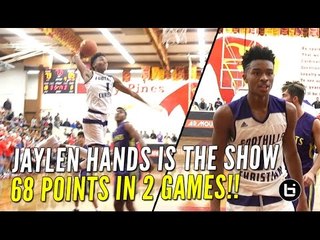 Jaylen Hands Puts Up 68 Points in 2 Games at UA Holiday Classic!