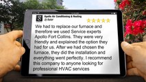 Fort Collins HVAC Contractor – Apollo Air Conditioning & Heating Fantastic Five Star Review
