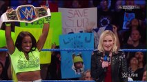 WWE SMACKDOWN 02-14-17 Alexa Bliss & Naomi Segment