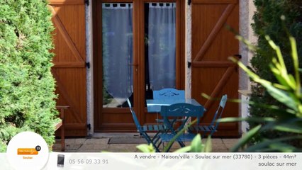 A vendre - Maison/villa - Soulac sur mer (33780) - 3 pièces - 44m²