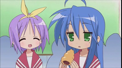 Lucky Star Scene - How Do You Eat a Chocolate Coronet? - FanDub