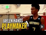 Elite PG Jaylen Hands Shows Playmaking Skills at The League! Full Raw Highlights