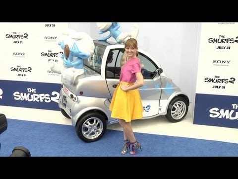 Jayma Mays The Smurfs 2 Los Angeles Premiere Blue Carpet Arrivals