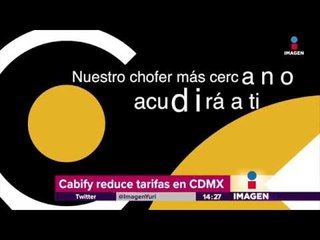 Cabify baja sus tarifas