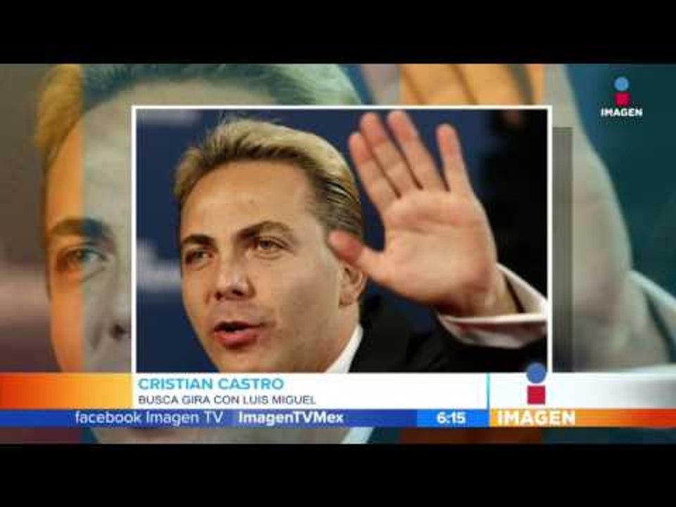 Cristian Castro pedirá colaborar con Luis Miguel