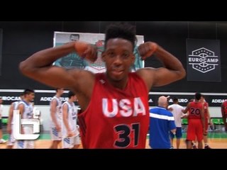 U.S. Teenagers Take On NBA Draftees & European Pros @adidas Euro Camp