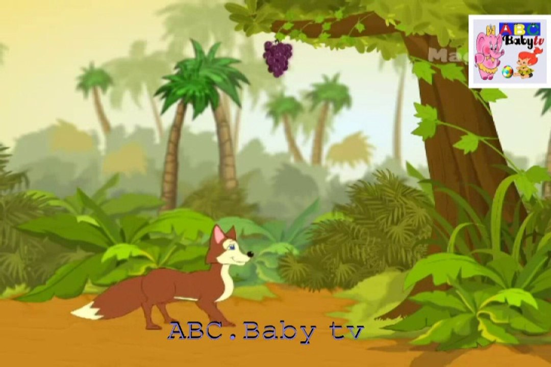 Fox And The Grapes _  Short Moral Story | ABC Baby Tv