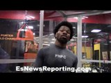 Shawn Porter killing heavybag - EsNews Boxing