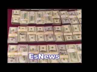 Floyd Mayweather Lays Out 1 million dollars - esnews boxing