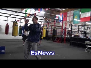 Oleksandr Usyk Dancing After 14 Rd Of Sparring!!! Got Moves! EsNews Boxing