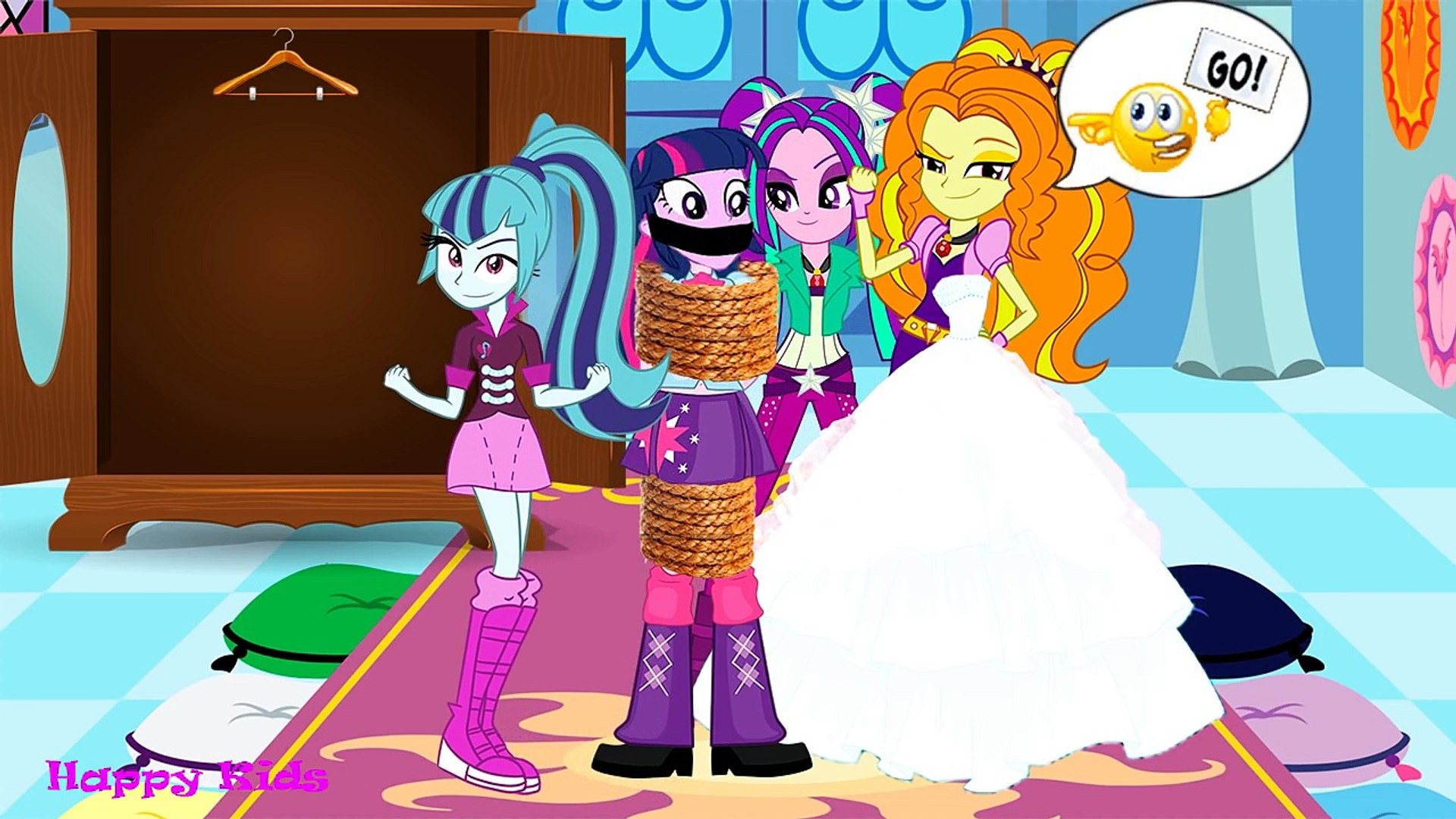My Little Pony MLP Equestria Girls Transforms with Animation Scandalous Wedding Love Story