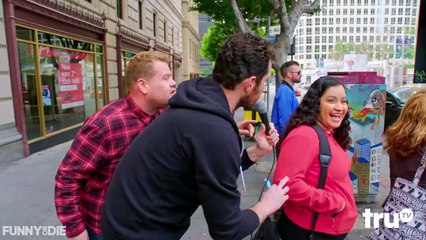 Billy on the Street Curbside Conga Line with James Corden!