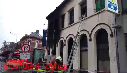 Incendie Tournai Chaussée de Renaix