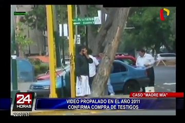 Video difundido en 2011 confirma compra de testigos en caso Madre Mía
