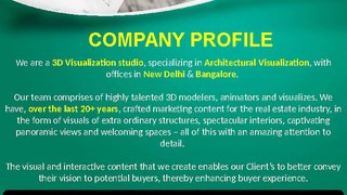 3D Architectural Visualization | Design Visualization Studios in Delhi | VRRT