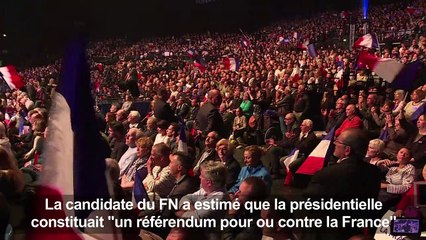 A Nice, Le Pen propose de "dompter la mondialisation"