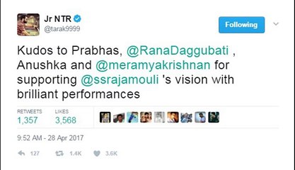 Baahubali 2 Movie Review By Jr NTR  || Prabhas || Rana || Anushka