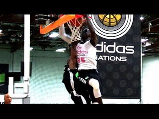 Thon Maker Catches NASTY Alley-Oop ALL OVER The Defender!