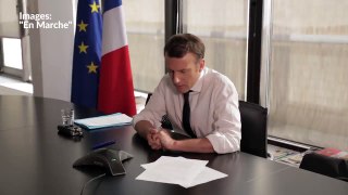 Le coup de fil de Macron à Obama filmé par les équipes du candidat