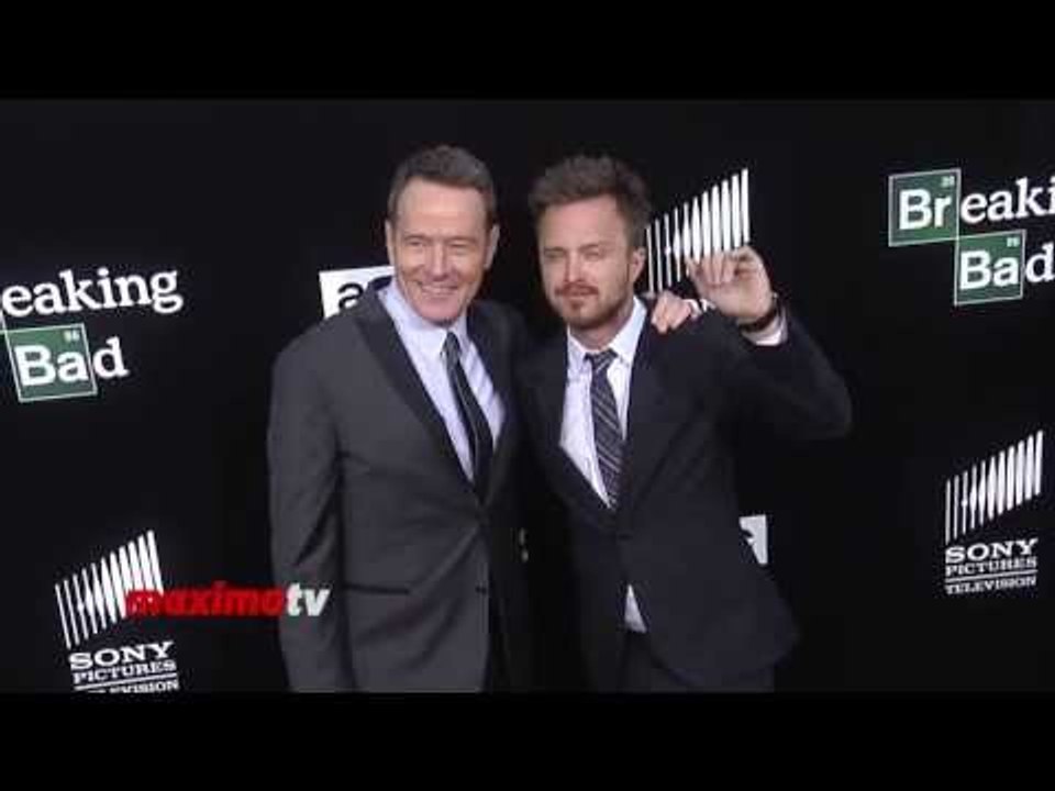 Bryan Cranston and Aaron Paul "Breaking Bad" Season Finale Premiere Screening Arrivals