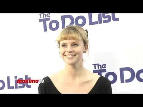 Sarah Ramos THE TO DO LIST Los Angeles Premiere Purple Carpet Arrivals