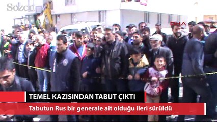 Ardahan'da inşaat kazısından tabut çıktı